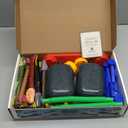 Dinosaur Rocket Launcher for Kids - Launch Up to 100 Ft, 8 Rockets and 2 Pads for Multi-Player, Dinosaur Toys, Birthday Gift Ideas, for 3 4 5 6 7 Year Old Boys, Outdoor Outside