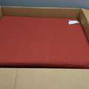 Favoyard Outdoor Deep Seat Cushion Set, 24 x 24 Inch Rainproof & 3-Year Fade Resistant Patio Furniture Cushions, Removable Seat Bottom & Back Cushion Covers with Ties for Chair, Sofa, Couch, Red