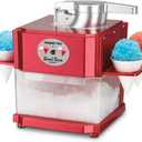 Cuisinart Snow Cone Machine, Home Shaved Ice Maker for Snow Cones, Snow Cone Maker with Reuseable Paper Cups, Makes 5 Icy Cones for Slushies, Frozen Drinks , Red, SCM-10P1