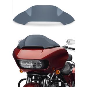 8" Wave Windshield Windscreen Wind Splitter Compatible with Harley Davidson Touring Road Glide 2015-2024,Road Glide 3 RG3 2023-up (Tint)