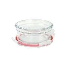 Round Food Storage Container: Glass Container with Lid, Oven & Microwave Safe (2 Pack )