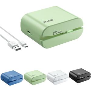 Rechargeable Electric Letter Opener - Letter Openers Envelope Slitter, Electric Envelope Opener, Mail Opener, Universal Envelope Efficient Letter Opener Tool for Office, Home (Saga Green)