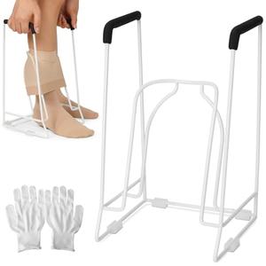 Stocking Donner – Compression Sock Aid for Seniors, Adaptive Dressing Helper for Putting on Socks, Large Calf Tool (18–20") Fits JOBST, SB SOX, CHARMKING