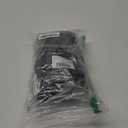 UNIQUEBELLA Men's Thermal Underwear Sets Top & Long Johns Fleece Sweat Quick Drying Thermo Base Layer (Black Yarn) S