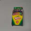 Crayola Twistables Crayons Coloring Set, Mini, Kids Indoor Activities at Home, 24 Count, Assorted