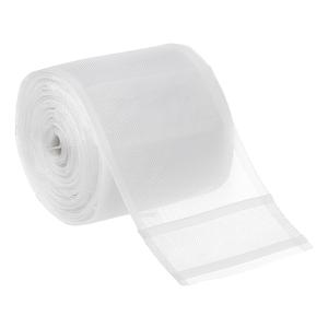 BENECREAT 10.9 Yards Translucent Pleated Curtain Tape, Nylon Folding Tape, White Flat, for Hooks Used to Make Home Decor Items