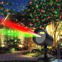 Christmas Laser Outdoor, Christmas Projector Light Outdoor Waterproof, Landscape Spotlight Red & Green Xmas Stars Show for Christmas, Holiday Decor for House, Party, Garden