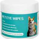 Pet Eye Wipes for Cats and Dogs, 2.84 x 2.56 in, Removes Eye Stains and Tear Stains, 300pcs