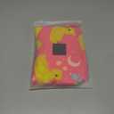 Dog Raincoat, Adjustable Rain Jacket with Hooded Double Layer for Large Medium Small Dogs Puppies, Lightweight Waterproof Rain Coat Poncho with Reflective Stripe Duck Pink,XL