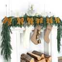 18Pcs Vintage Velvet Christmas Bow Decor - 6 Inch Cozy Rustic Ribbon Bow Ornaments for Christmas Tree, Wreaths, Garland, Gift Wrapping, DIY Crafts & Xmas Home Decoration (Khaki)