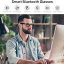 Smart Glasses for Men and Women, Blue Light Filtering Lenses, Bluetooth Audio Glasses with Mic & Speakers, Touch & Voice Assistant Compatible - Up to 6 Hrs Battery, for Office, Driving
