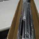 YNL Tension Curtain Rod No Drilling, 41-173 Inch Extra Long Heavy Duty Tension Rod, One-Click Adjustable Shower Curtain Rods, Outdoor Rods for Patio/Bathroom/Window, Renter Friendly, Non-Slip, Black