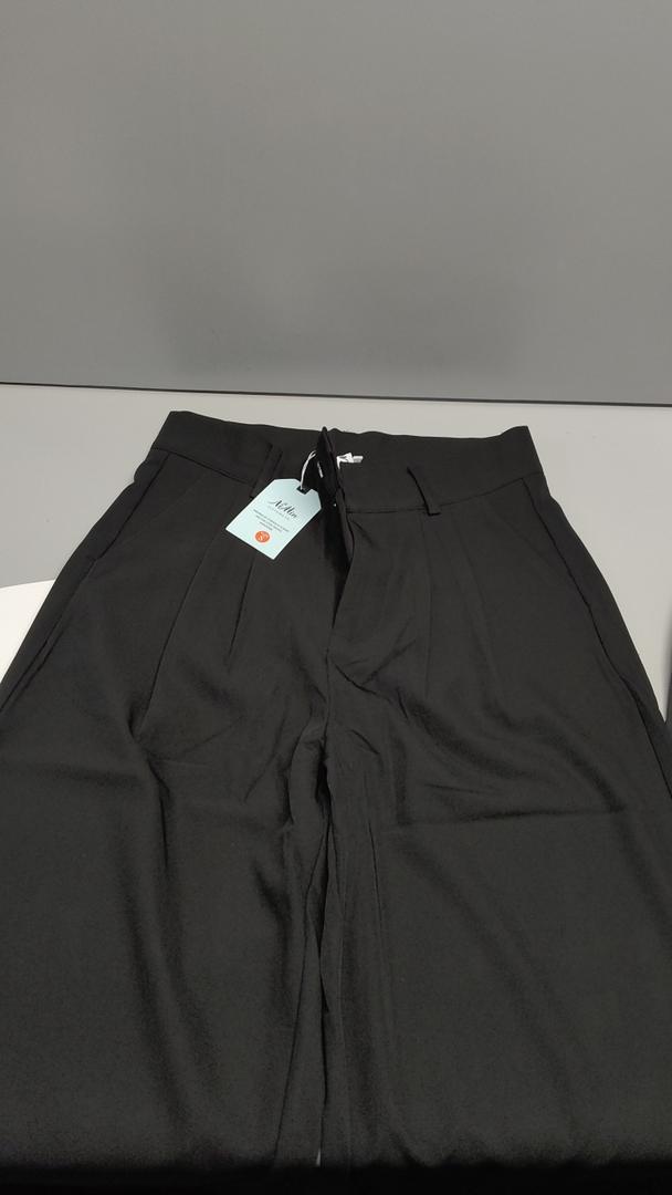 NIMIN Women Wide Leg Pants High Waisted Business Casual Work Trousers Dressy Pants with Pockets, S