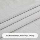 NICETOWN Natural Living Room Curtains 108 inch Length 2 Panels, Pinch Pleated 100% Blackout Curtains Linen Blend Thermal Insulated Voice Reducing Window Treatments for Bedroom, W34 x L108