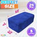 The Original Premium Plush Building Block for Kids - Certified Safe Foam Blocks in Luxuriously Soft Fabric Covers (Classic Colors, Blocks)