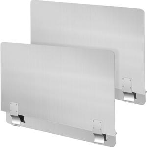 2 Packs Stainless Steel Fryer Splash Guard Commercial Splatter Guard Side Stove Splash Guard for Stop Oil from Splattering (20-1/2" W x 9" H)