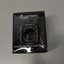 ULTIMAL Rugged Case with Band for Apple Watch Band 45mm,Compatible with Apple Watch Series 9/8/7 45mm Men,Military Grade Shockproof Bumper Cover for iWatch Tactical Band Men (45mm, Black)