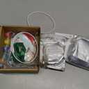 Baby Hand and Footprint Kit Girls, Boys - Personalized Babys First Christmas Ornament Kit, Newborn Christmas Gifts for New Mom, Cute Shower Gifts, Easy to Use Handprint Ornaments (Multi-Colored)