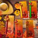 30 Sets Thanksgiving Gifts Bulk Fall Ballpoint Pen Bulk Thanksgiving Greeting Cards Turkey Shape Ballpoint Pen Autumn Themed for School Office Party Favors