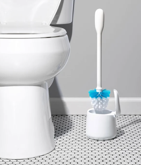 OXO SoftWorks Toilet Brush & Canister Set 