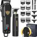 GTSPro Hair Clippers for Men, Clippers and Trimmers Set, Barber Clippers, Electric Hair Trimmer with Box, Gifts for Men White