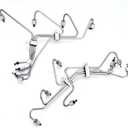 Nakuuly Fuel Injection Lines Set of 8 Compatible with 1983-1994 Ford F150 F250 F350 6.9L 7.3L IDI Diesel Fuel Injector Hard Lines