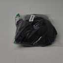 Floerns Women's V Neck Half Sleeve Ruched Cocktail Evening A Line Long Dress Black XL