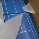 Chunful Wooden Tennis Racket Display Frame Wall Mounted Tennis Racket Storage Rack Display Stand with Walnut Base Copper, 31.5 x 15.8 Inch