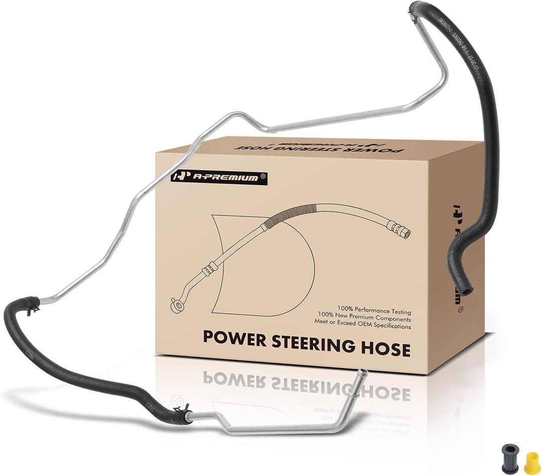 A-Premium Power Steering Return Hose Line Assembly Compatible with Nissan Armada 2005-2014, Pathfinder Armada 2004, TITAN 2004-2014 & Infiniti QX56 2004-2010, V8 5.6L, Cooler To Reservoir