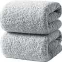 REDKISS Ultra-Plush Bath Towel Set - 900GSM Premium Thick Cotton for Bathroom & Spa, Super Absorbent Bath Sheets with No Shedding (2-Piece Bath Twoel Set for Adults, Luxury Hotel & Home Use)-Blue lime