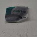 CaliTime Pack of 2 Throw Pillow Covers Cases for Couch Sofa Home Decoration Vintage Damask Floral Shining & Dull Contrast 18 X 18 Inches Black