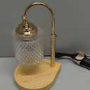 Candle Warmer Lamp, Latest Upgraded Candle Lamp Warmer with 2-4-8H Timing, 4-Level Dimming, Height Adjustable, 2 Bulbs for Home Decor Christmas Birthday Gifts for Women Mom Mother's Day Gifts