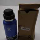 Hydro Flask Water Bottle - Insulated Stainless Steel - Wide Mouth Chug Lid, Non Spill, Leakproof in 32 Oz Cascade Blue