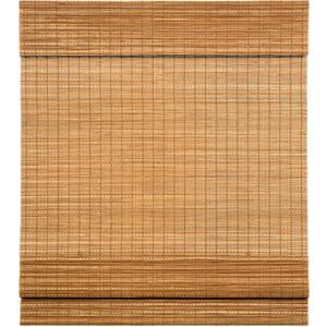 LazBlinds Cordless Bamboo Roman Shades, Light Filtering Window Treatment, Roll Up Bamboo Blinds for Windows, 35'' W x 60'' H