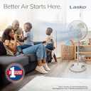 Lasko 2520 Oscillating Stand Fan,White 16 Inch