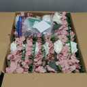 Pack of 6 Artificial Flower Wedding Arch Decorations, 18 inch Floral Centerpieces for Party Bridal Shower Event Table Wall Arrangement - Dusty Rose