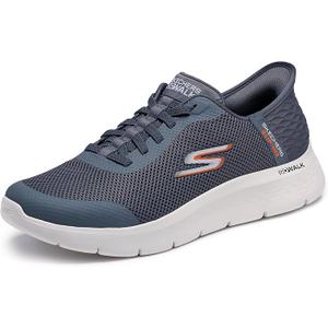 SKECHERS MACHINE WASHABLE GO WALK FLEX HANDS UP GRAY 10.5