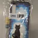 for Galaxy S25 Case,Soft TPU Slim Fashion Anti-Fingerprint Non-Slip Protective Phone Case Cover for Samsung Galaxy S25 5G (6.2") 2025,Black Cat