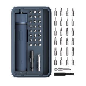 HOTO Electric Screwdriver Kit, Upgraded 1/4'' Hex 25 Bits, Magnetic Lid, Rechargeable Cordless Screwdriver, 1500mAh Battery, LED Light, Ideal for Furniture Assembly, Home Repair & Garage Projects
