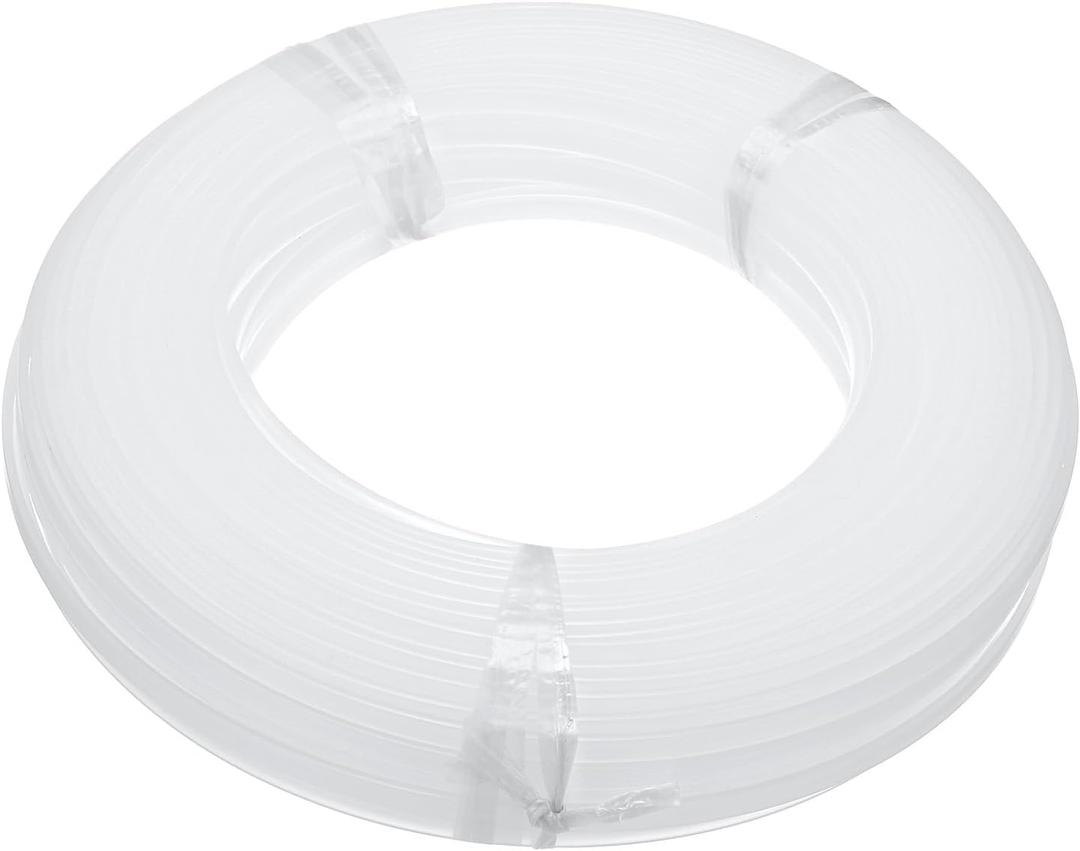 PATIKIL 8mm x 2.8mm x 65 Yards Boning for Sewing, PP Plastic Boning for Handmade Dolls Hats Handbags Wedding Dresses DIY Making, Transparent