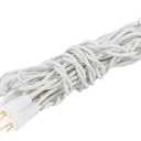 Novelty Lights 5 feet 10 Bulb Clear Mini Light String on White Wire, Non-Connectable Incandescent Fairy Lights for Bottles and Crafts, 4" Bulb Spacing, 24" Lead, Stackable Fused Plug