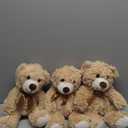 MaoGoLan 3 Pieces Bulk Teddy Bears Stuffed Animals Baby Shower, Soft Small Stuffed Teddy in Bulk, 13.5" Cuddly Mini Teddy Bears Centerpiece,Wedding,Party,Engagement
