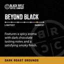 Black Rifle Coffee Dark Roast Ground Coffee Beyond Black 12 oz BBD: 10-16-26