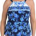 Maxine of Hollywood Women's High Neck Tankini Swimsuit Top