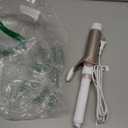 Conair Double Ceramic 1 ½-Inch Curling Iron, 1 ½-Inch Barrel Creates Soft Waves & Curls, Hair Curler for Use on Medium & Long Hair, White/Rose Gold