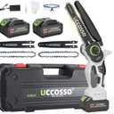 Mini Chainsaw 6 Inch Cordless Hand-Held Electric Chain Saw,Small Chainsaw 23.0Ah Battery Powered Safety Lock for Tree Trimming, Branches, Wood Cutting