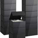 Black Magnetic Gift Box 15 Pack 10X10X5 Inch Foldable Gift Boxes Bulk Black Gift Boxes with Lids Packaging for Small Business Luxury Gift Box Shredded Paper Filler