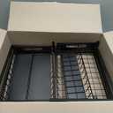 REALINN Under Sink Organizer, Pull Out Cabinet Storage 2 Tier Slide Out Sink Shelf, Kitchen Organizers and Storage, Black, Pack of 1 