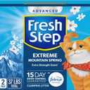Fresh Step Advanced Extreme Clumping Litter with Febreze Freshness with Mountain Spring Scent, Fights Odor on Contact, 37 lbs. (2 x 18.5 lb. Box)