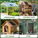 Solar Fan, 30W Solar Powered Fan, Solar Panel Fan Kit, IPX7 Waterproof Fans Exhaust Intake Mounting for Outside Greenhouse Shed Chicken Coop